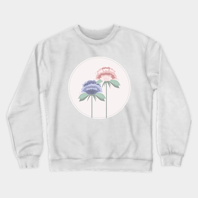 Soft Flowers Crewneck Sweatshirt by VollkornPopcorn